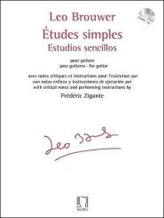 Brouwer, Estudios sencillos CD 