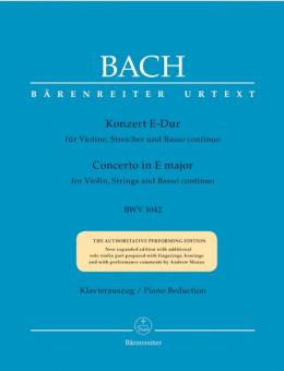 Bach, Konzert in E-Dur 