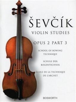 Sevcik, Schule der Bogentechnik, op. 2/3 