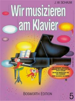 Schaum, Wir musizieren am Klavier 5 