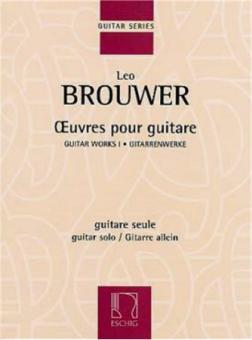 Brouwer, Oeuvres pour Guitare - Gitarrenwerke 