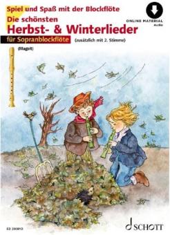 Magolt, Die schönsten Herbst- und Winterlieder Download - Blockflöte 