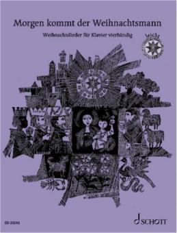 Draths, Morgen kommt der Weihnachtsmann (Klavier 4hdg.) 