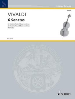 Vivaldi, 6 Sonaten für Cello 