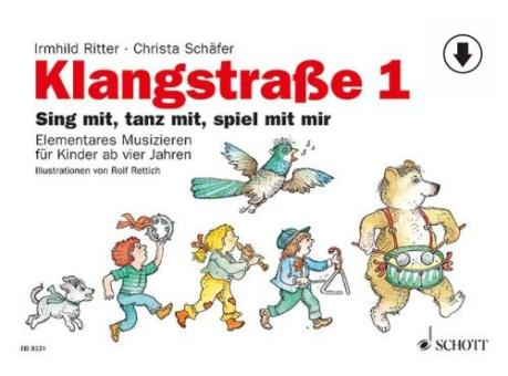 Klangstraße 1 - Musikalische Früherziehung mit Download 