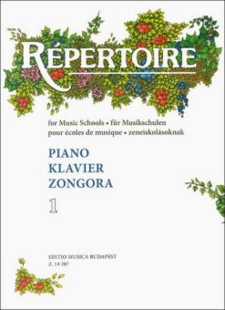 Repertoire für Musikschulen - Klavier 1 