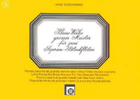 Bodenmann, Kleine Werke großer Meister 5 