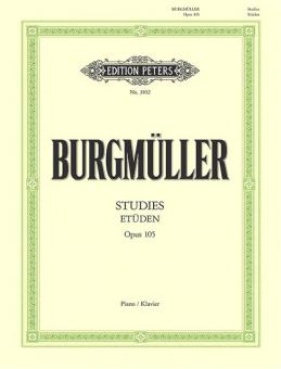 Burgmüller, 12 Etüden op. 105 - Klavier 