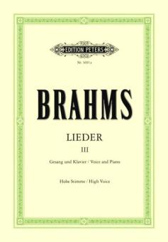 Brahms, Lieder 3 - hohe Stimme 