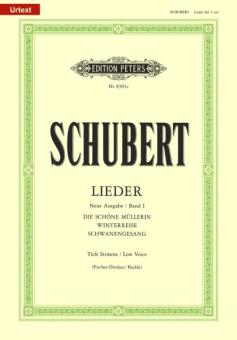 Schubert, Lieder 1 - tiefe Stimme, neue Ausgabe 