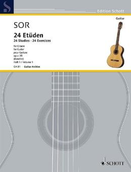 Sor, 24 Etüden op. 35 Band 1 