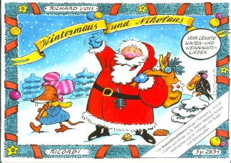 Voss, Wintermaus und Nikolaus - Blockflöte 