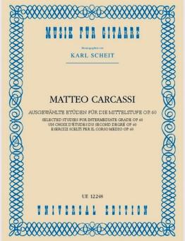 Carcassi, Ausgewählte Etüden für die Mittelstufe 