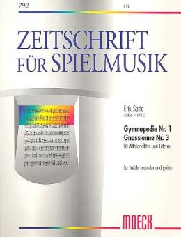 Satie, Gymnopedie 1 + Gnossienne 3 