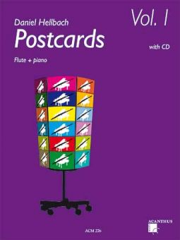 Hellbach, Postcards 1 - Flöte + Klavier 