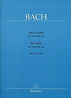 Bach, 6 Suiten für Cello solo 