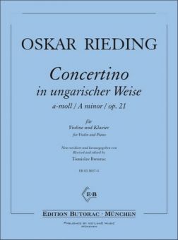 Rieding, Concertino a-Moll, op. 21 