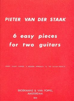 Staak, 6 Easy Pieces - 2 Gitarren 