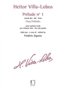 Villa-Lobos, 1. Prelude e-Moll für Gitarre 