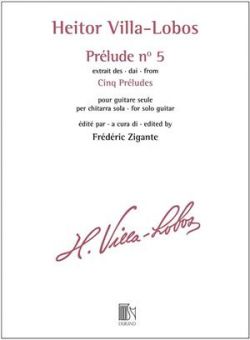 Villa-Lobos, 5. Prelude D-Dur für Gitarre 