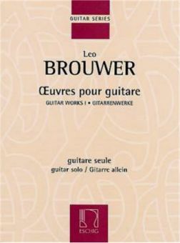 Brouwer, Oeuvres pour Guitare - Gitarrenwerke 