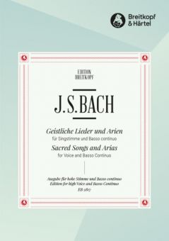 Bach, Geistliche Lieder und Arien - hohe Stimme 