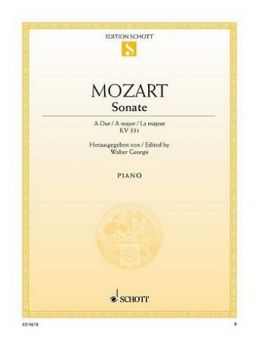 Mozart, Sonate A-Dur KV 331 - Klavier 