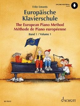 Emonts, Europäische Klavierschule 1 mit Download 