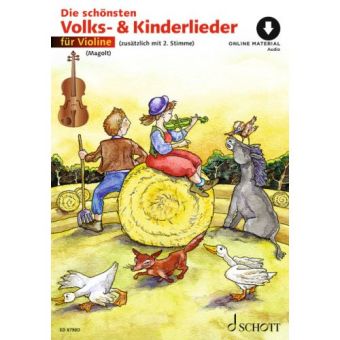 Magolt, Die schönsten Volks- und Kinderlieder Download - Geige 