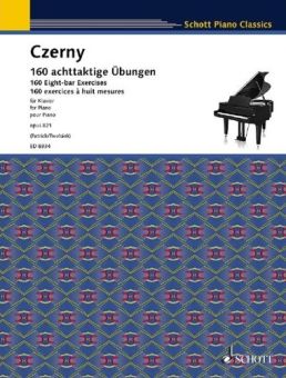 Czerny, 160 achttaktige Übungen - Klavier 