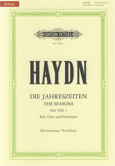 Haydn, Die Jahreszeiten - KA 