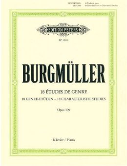 Burgmüller, 18 Etüden op. 109 - Klavier 