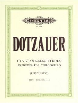 Dotzauer, 113 Violoncello-Etüden 1 
