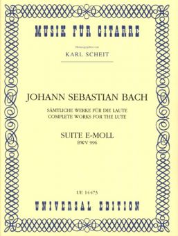 Bach, Suite e-Moll - Gitarre 