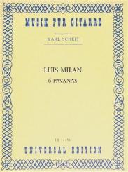 Milan, 6 Pavanas - Gitarre 